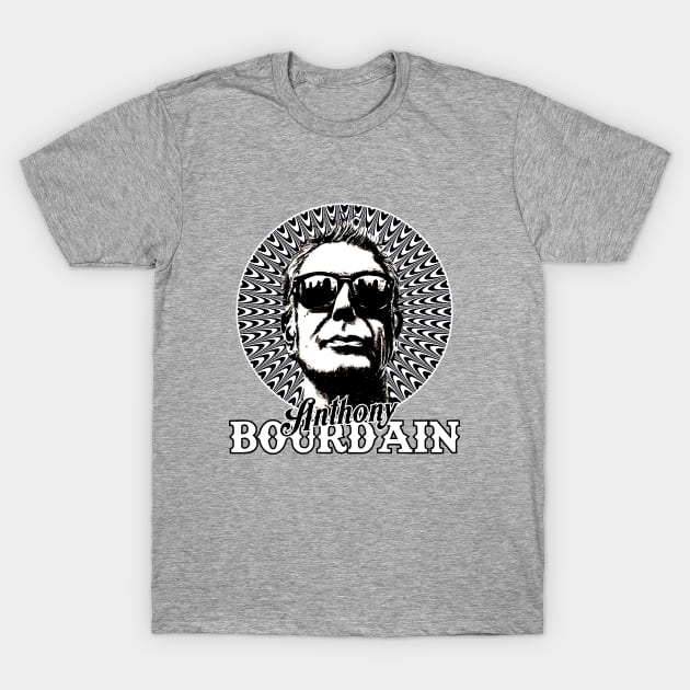 Anthony Bourdain No Reservation T-Shirt by Gvsarts